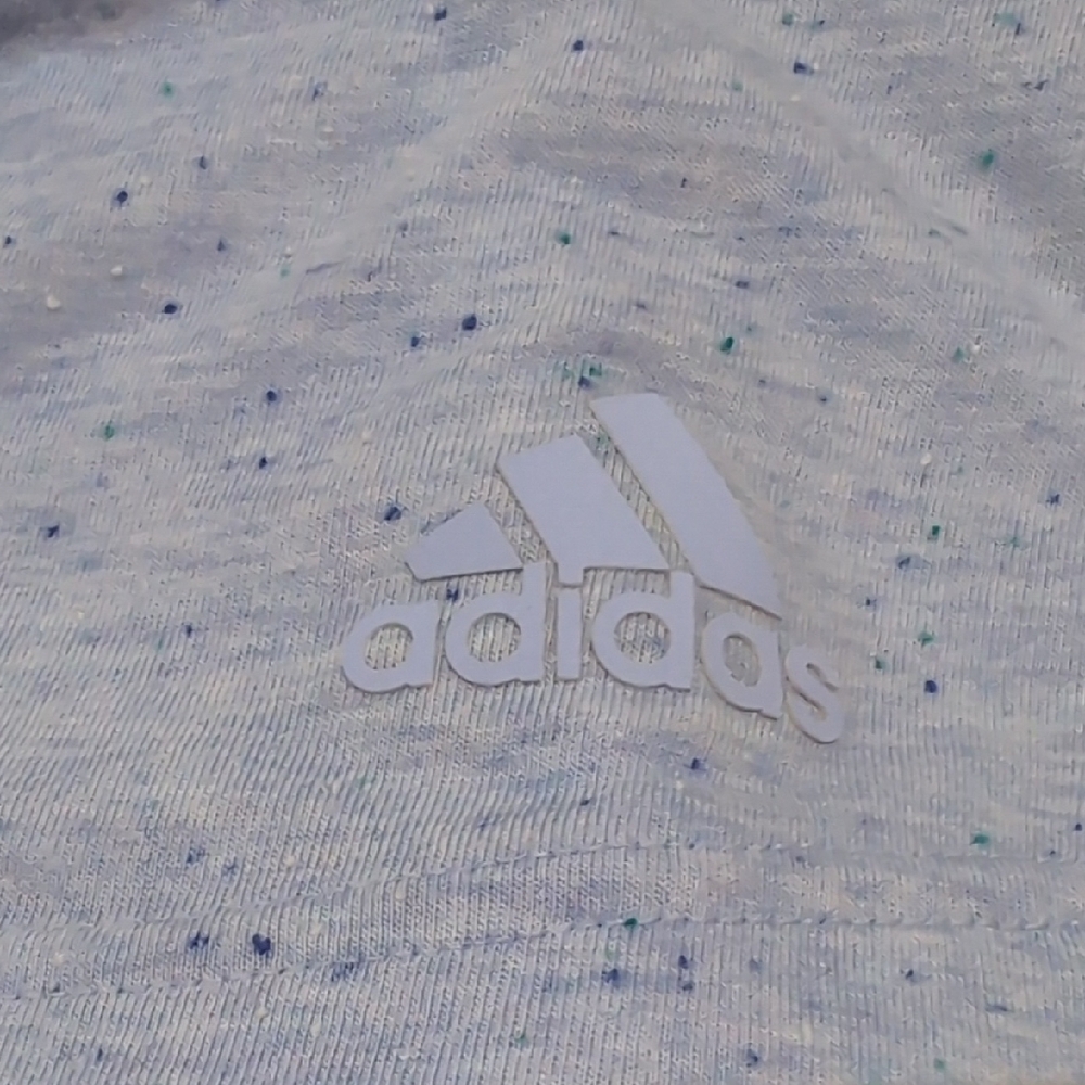 Adidas Sky Blue Speckled Tank Top - Picture 11 of 12